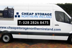 Cheap Storage NI van fits inside one of our secure steel containers