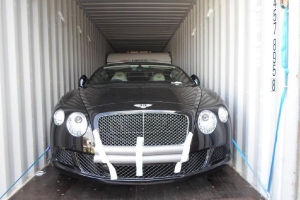 Self-storage containers eg store a car